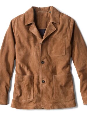 Classic Brown Suede Jacket