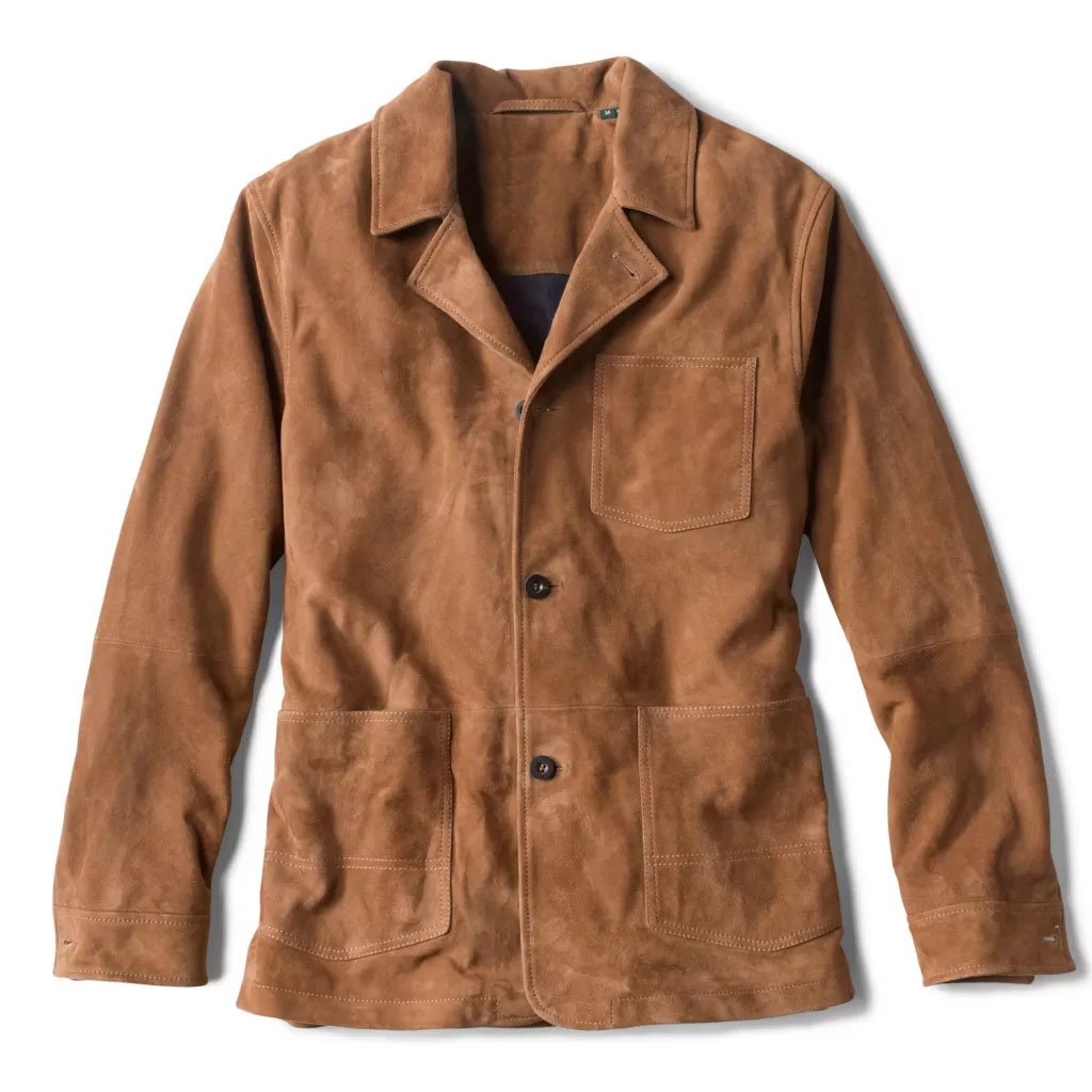 Classic Brown Suede Jacket
