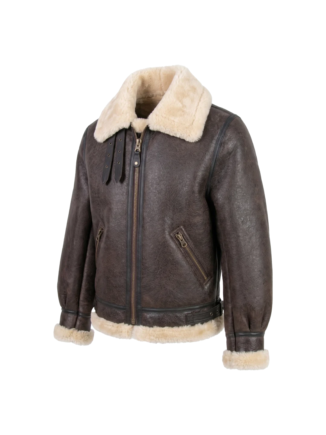 Arctic Flight B-3 Shearling Bomber Jacket