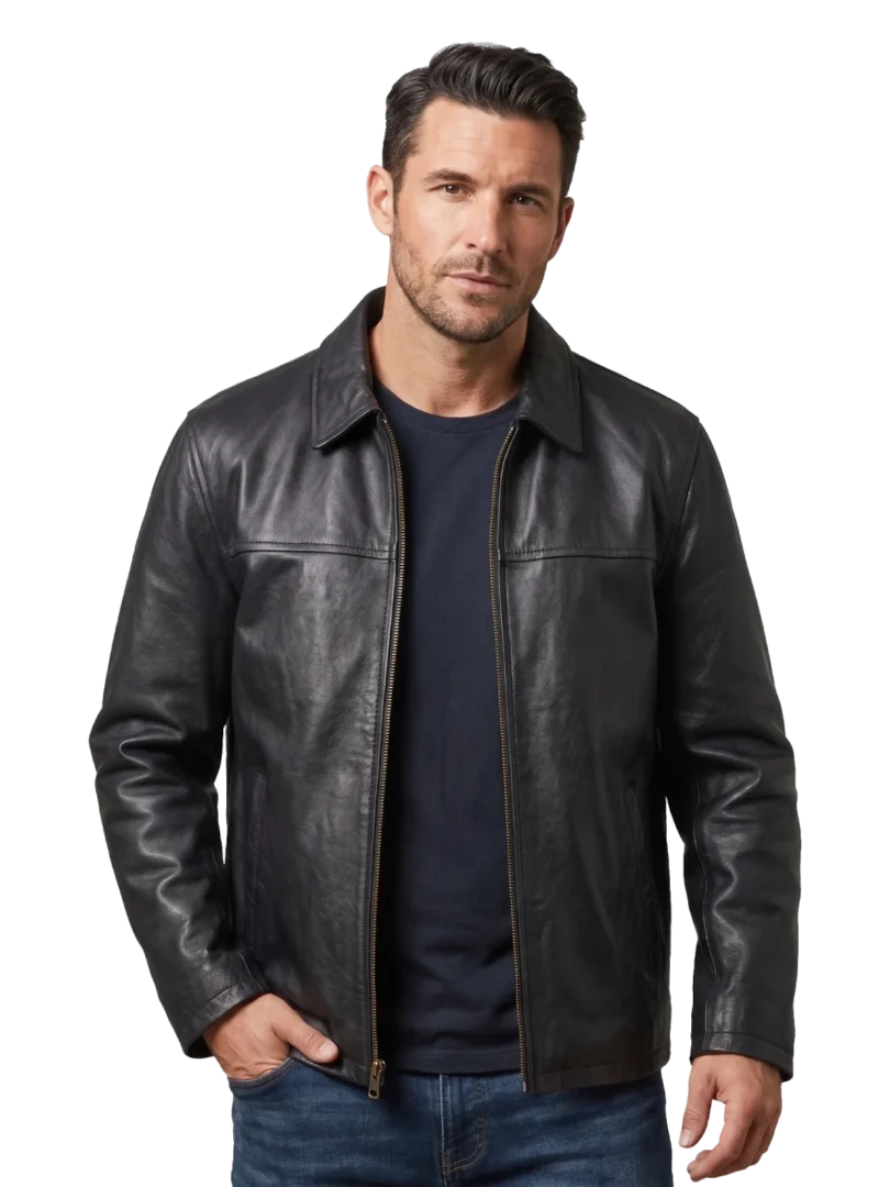 Ashford Classic Black Leather Jacket