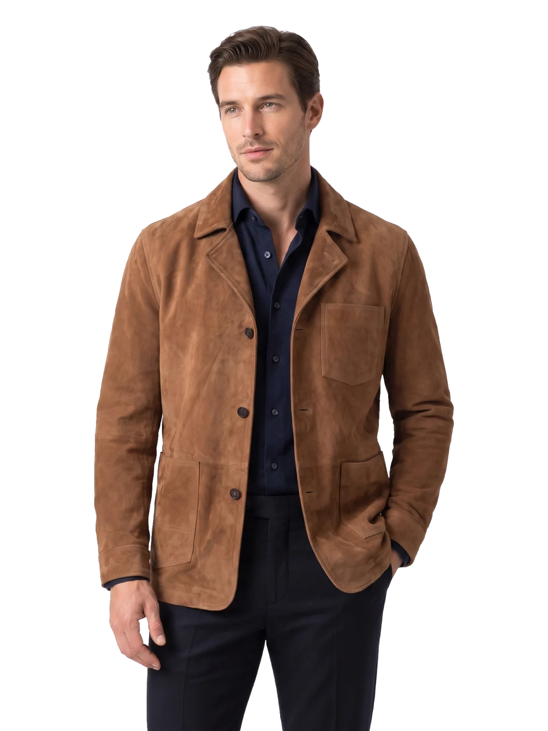 Camden Suede Chore Jacket