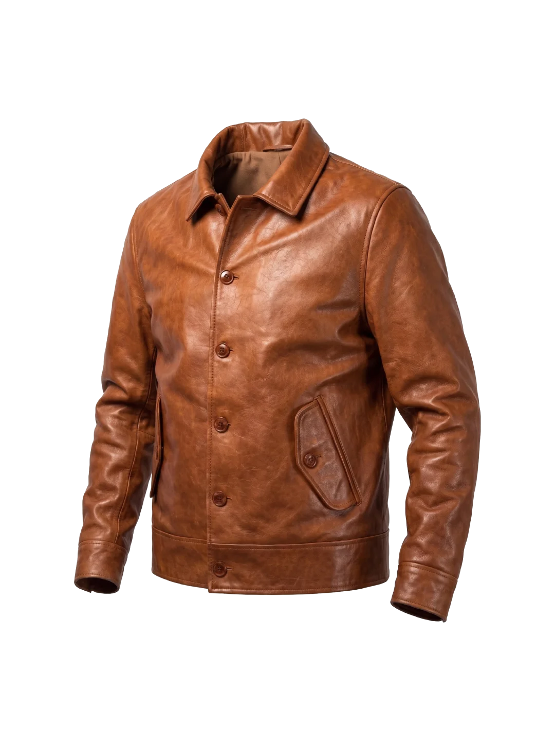 Cognac Trail Cowhide Field Jacket