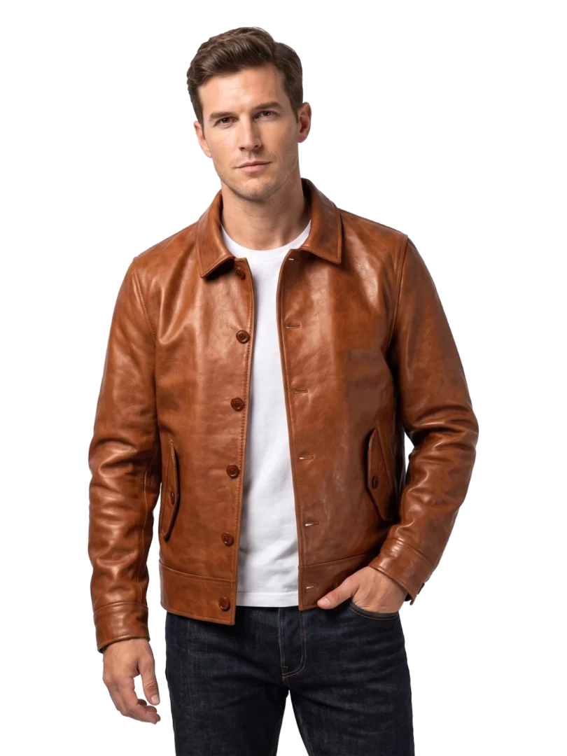 Cognac Trail Cowhide Field Jacket