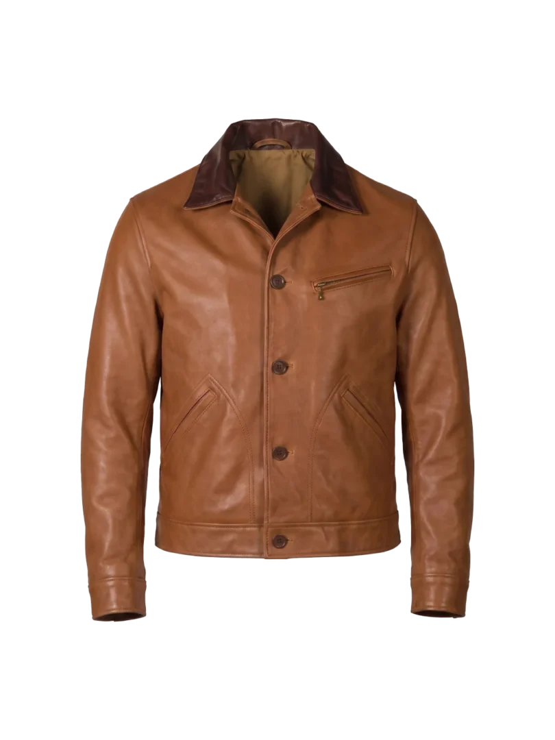 Fieldworks Tan Cowhide Mechanic Jacket