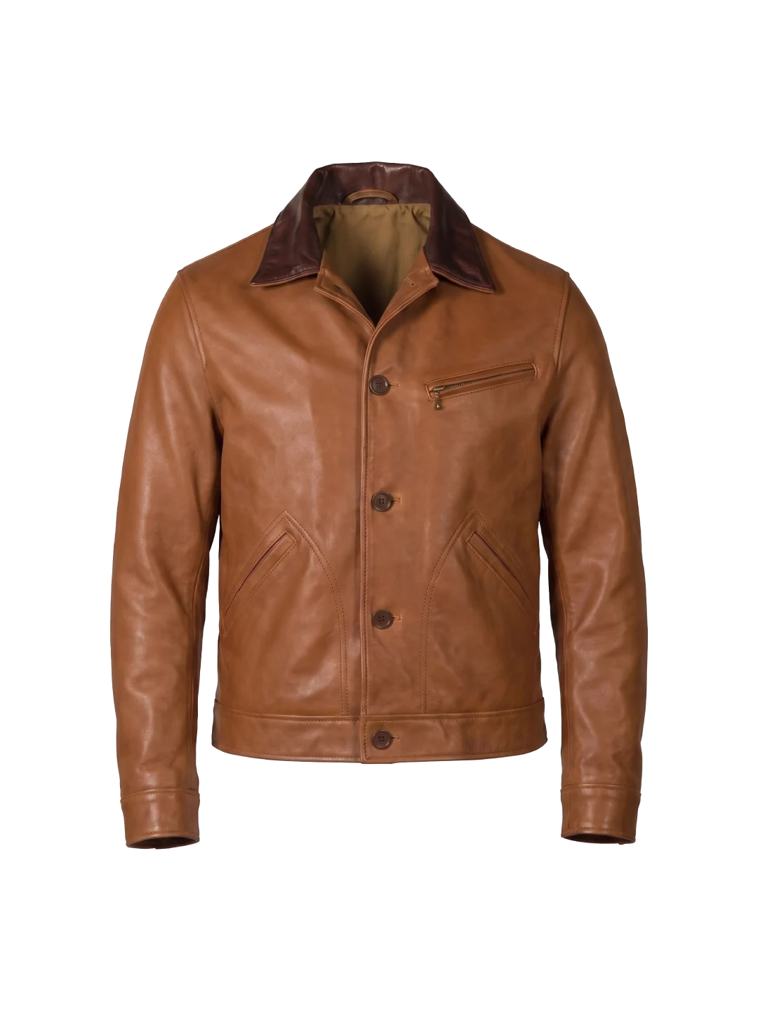 Fieldworks Tan Cowhide Mechanic Jacket