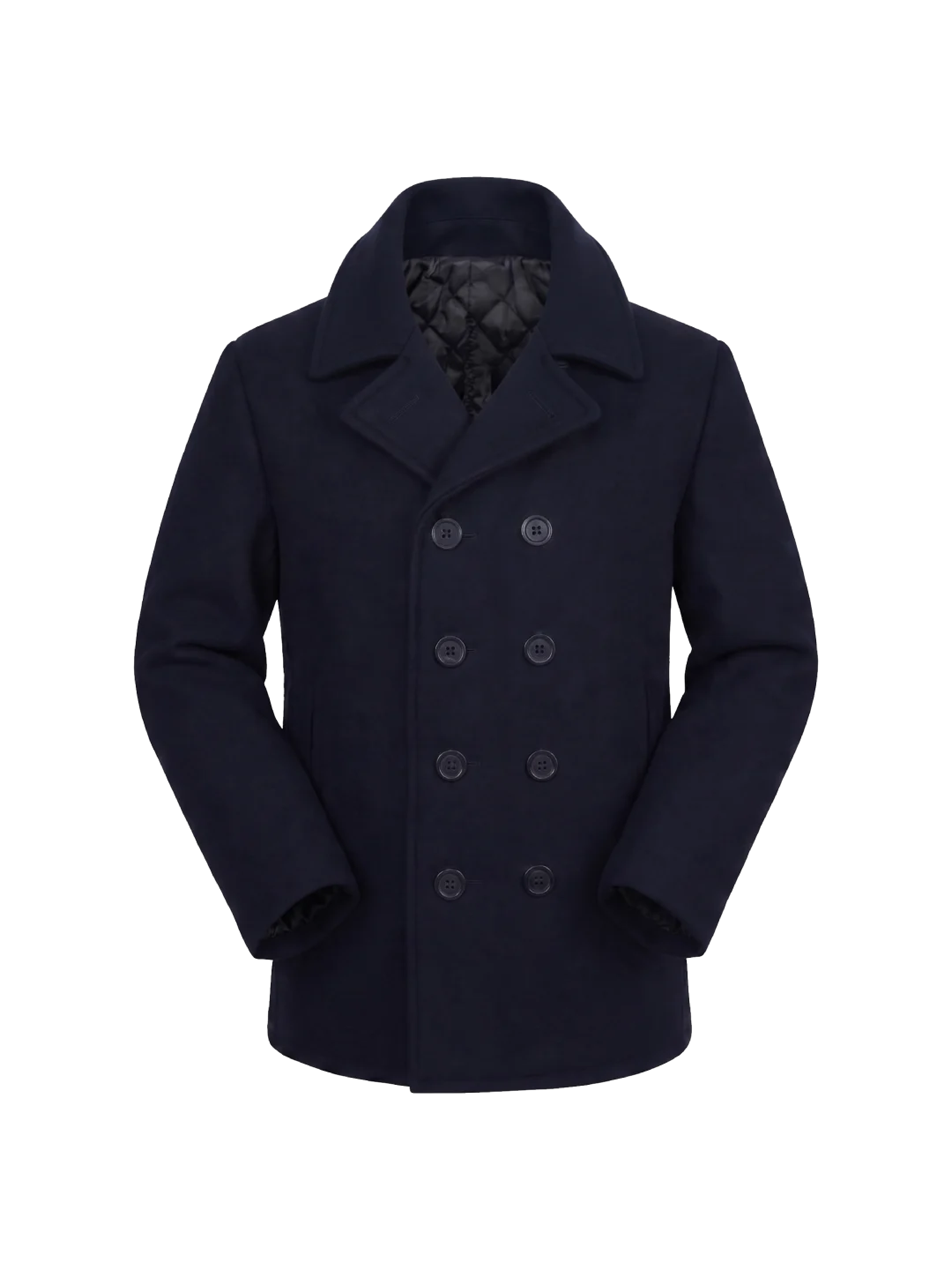 Harbor Point Navy Wool Pea Coat