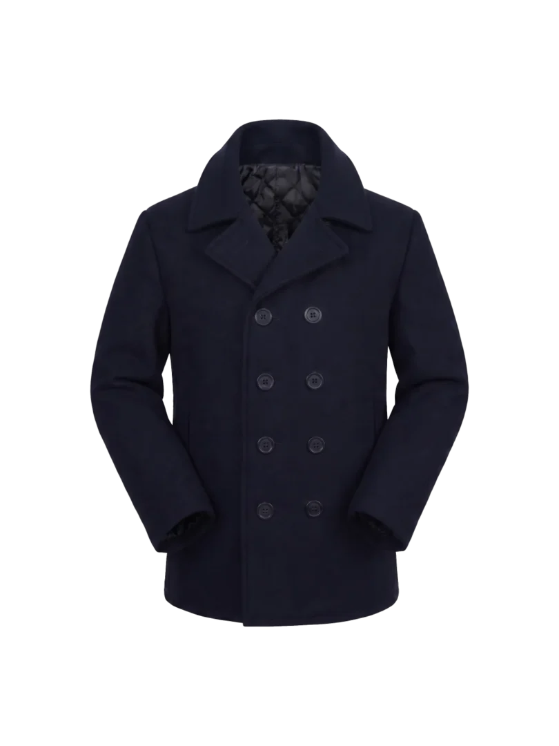 Harbor Point Navy Wool Pea Coat