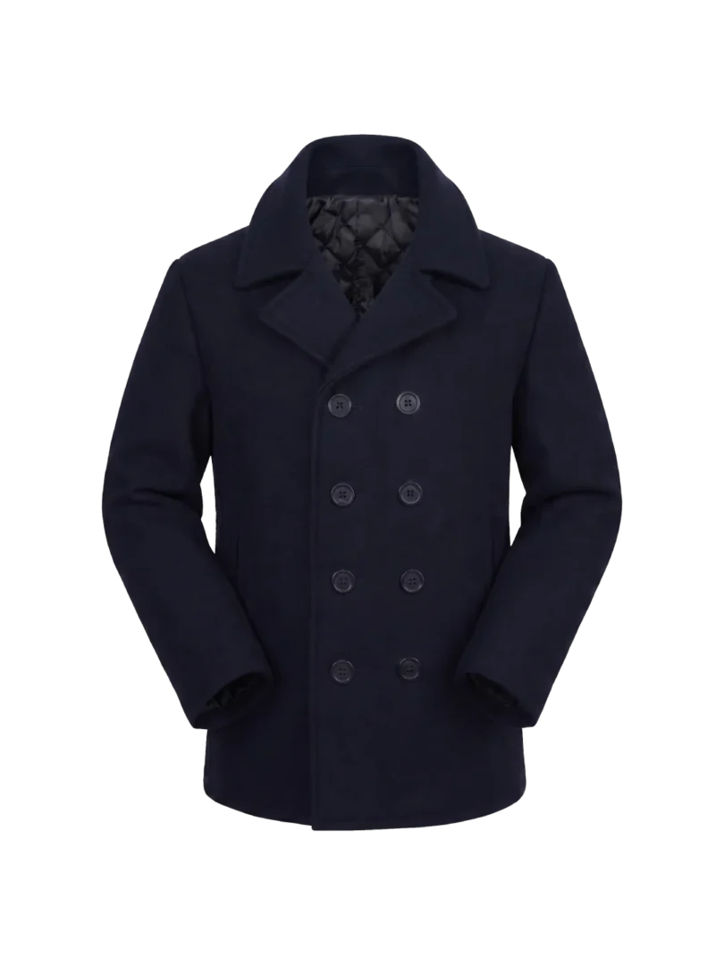 Harbor Point Navy Wool Pea Coat