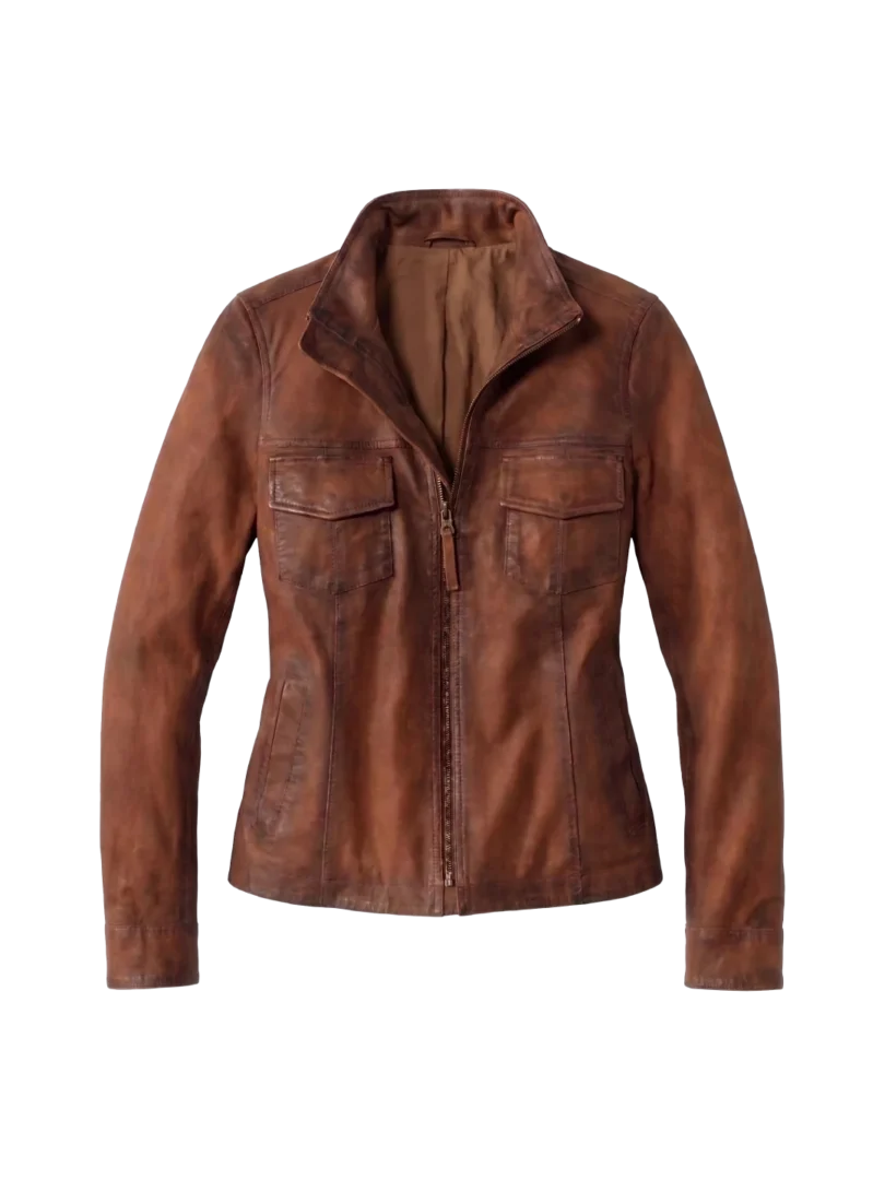 Meridian Snuffed Leather Jacket (Women’s)