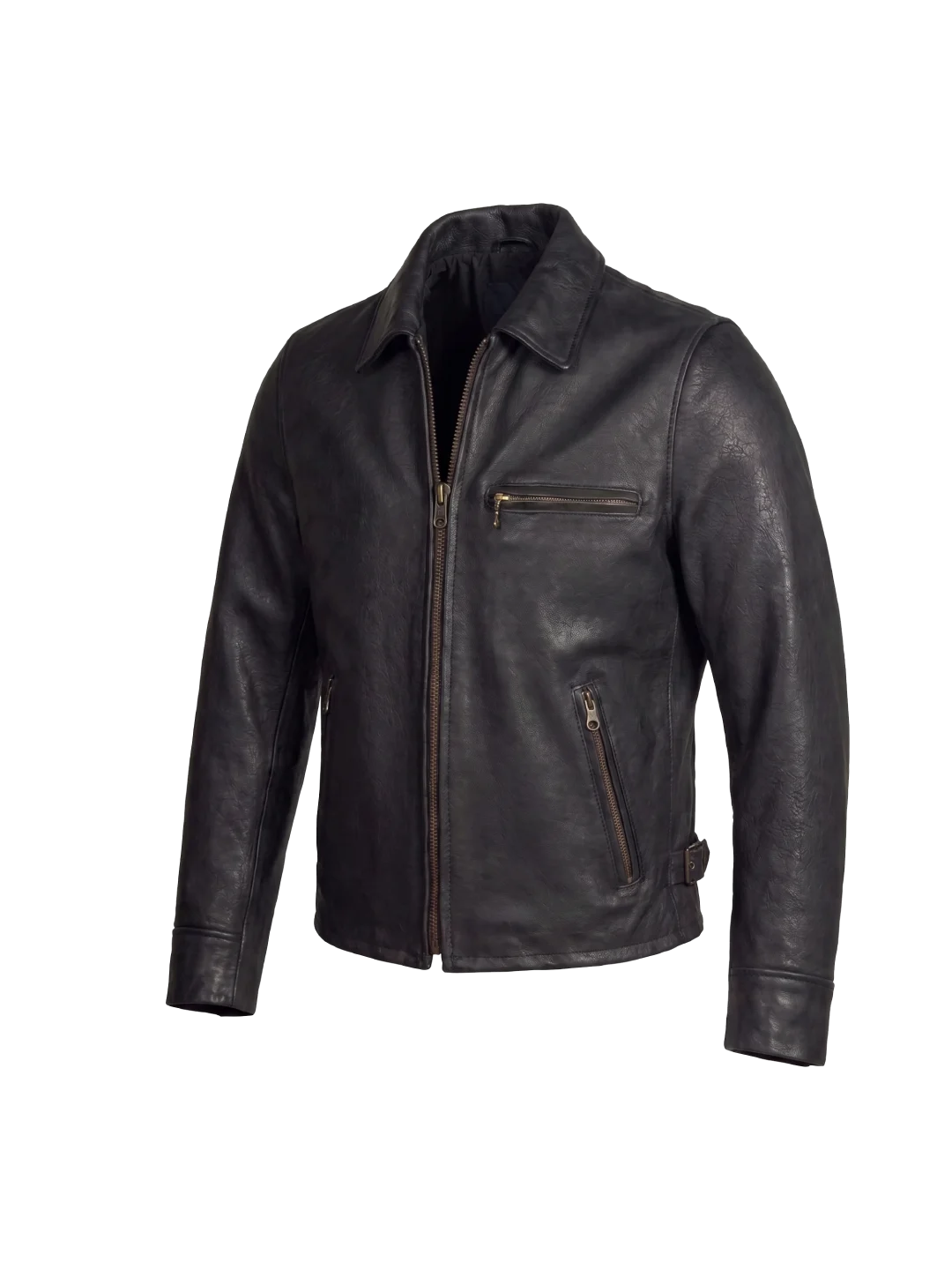 Onyx Cowhide Rider Jacket