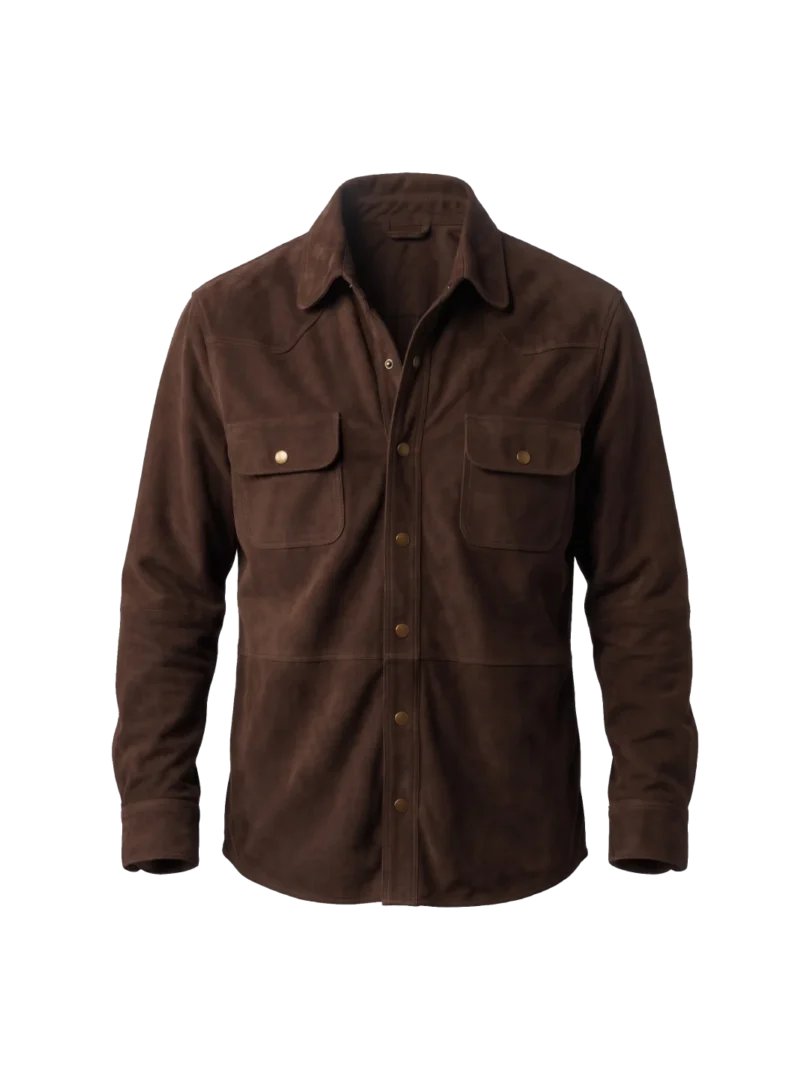 Ridgeline Western Suede Shirt Jacket