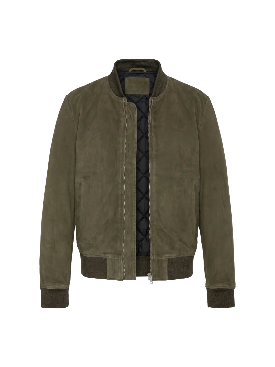 Rugged Trail Suede Goatskin Bomber Jacket