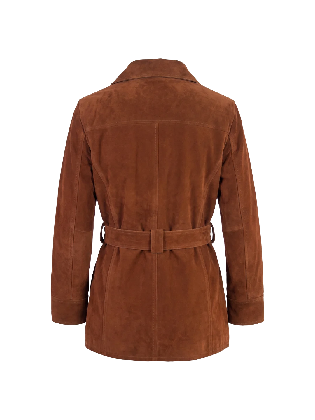 Savanna Belted Suede Safari Jacket (Women's)