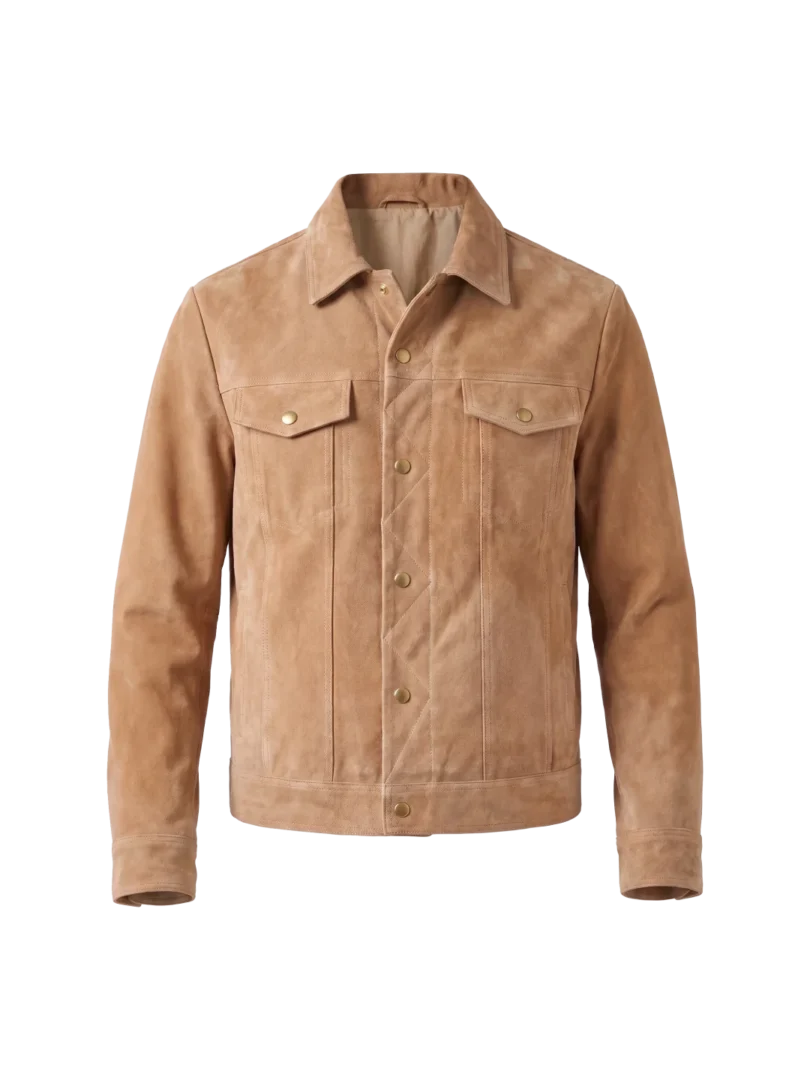 Sierra Suede Trucker Jacket