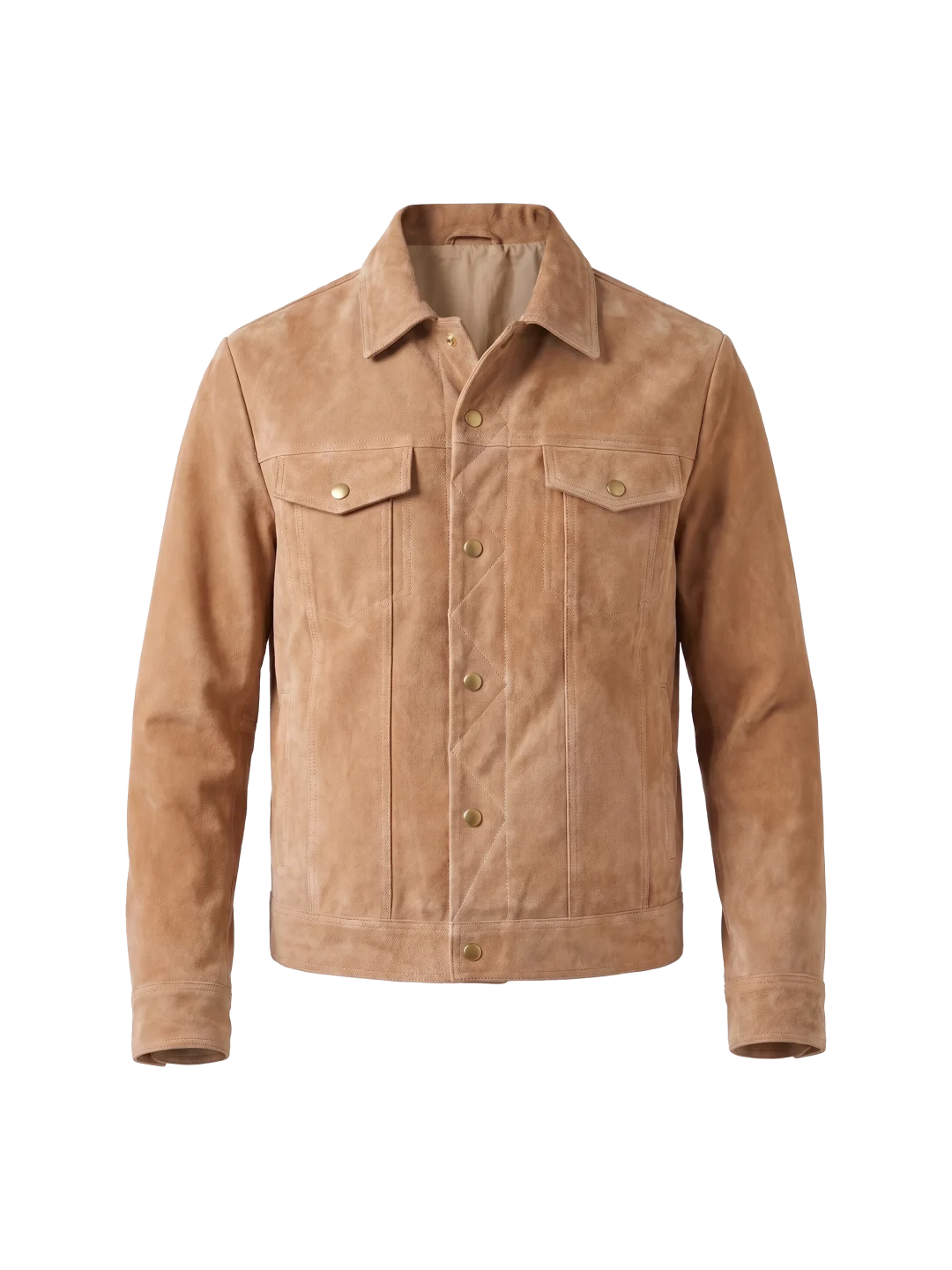 Sierra Suede Trucker Jacket