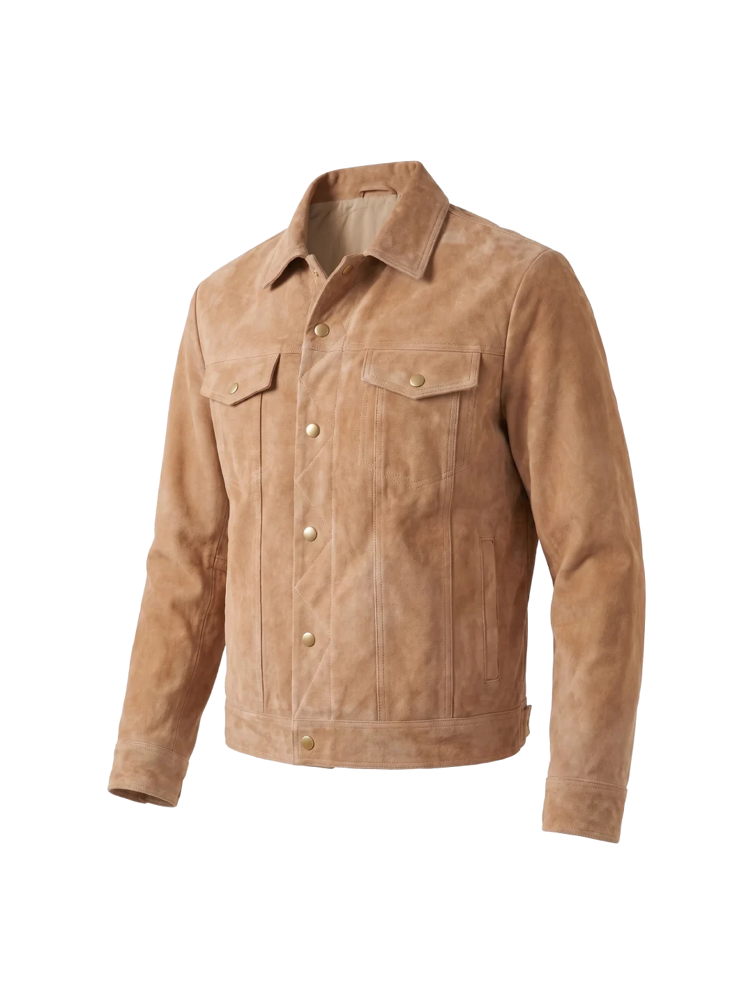 Sierra Suede Trucker Jacket