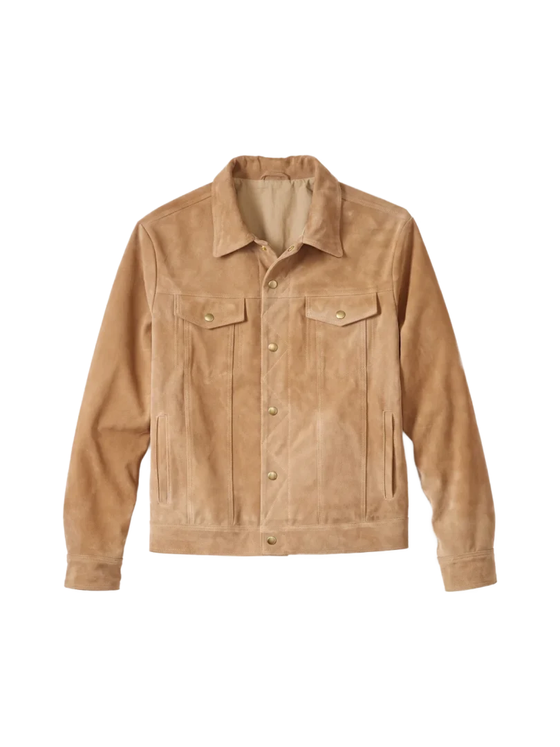 Sierra Suede Trucker Jacket