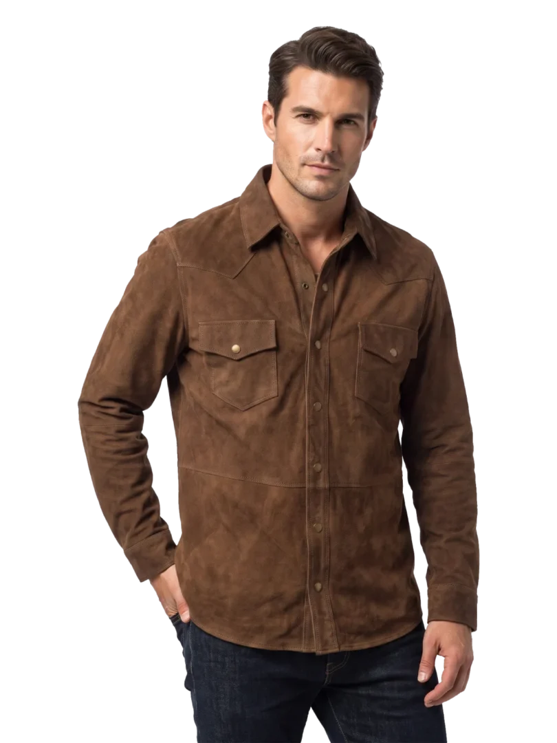 Timberline Suede Snap Overshirt