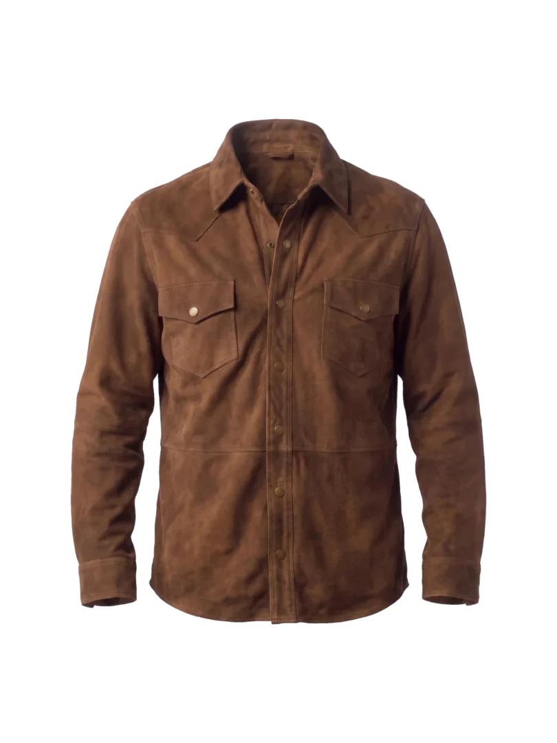 Timberline Suede Snap Overshirt