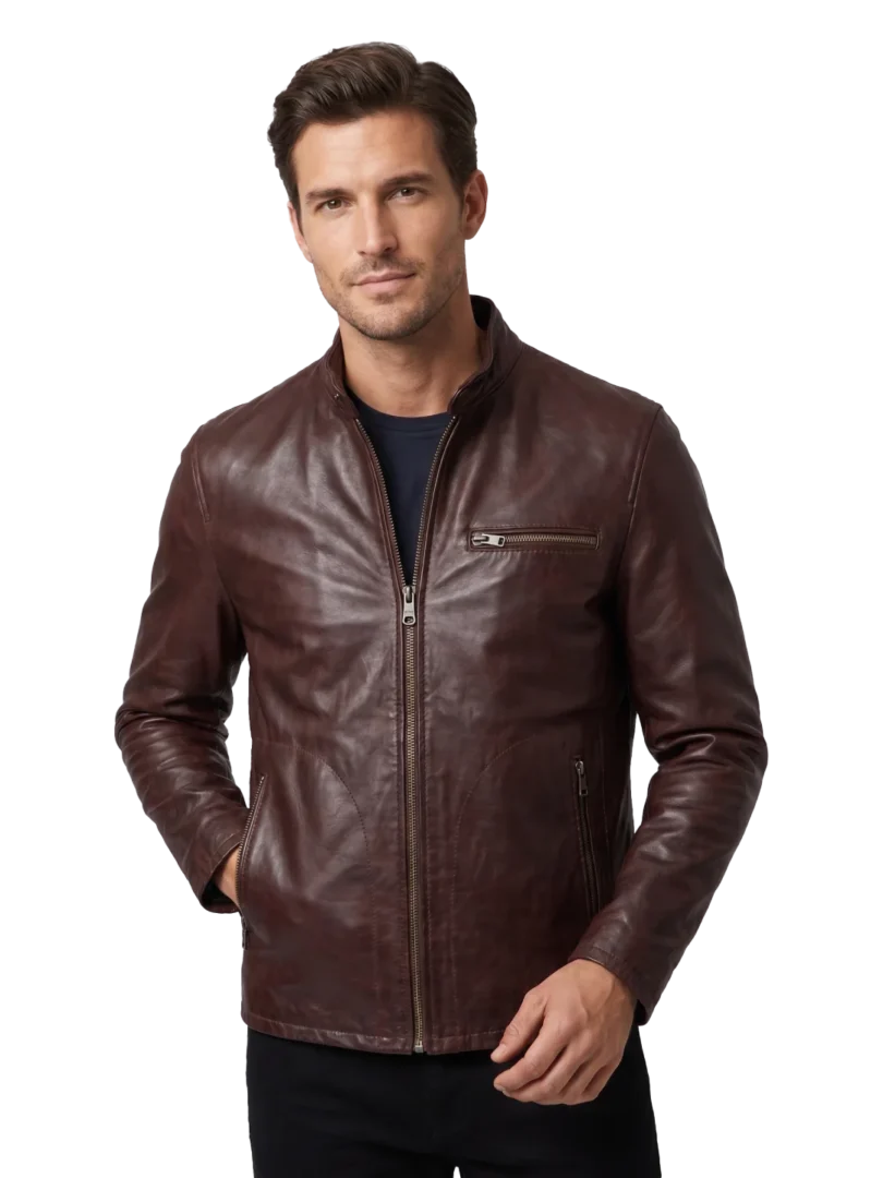 Wanderlust Semi-Aniline Café Racer Jacket
