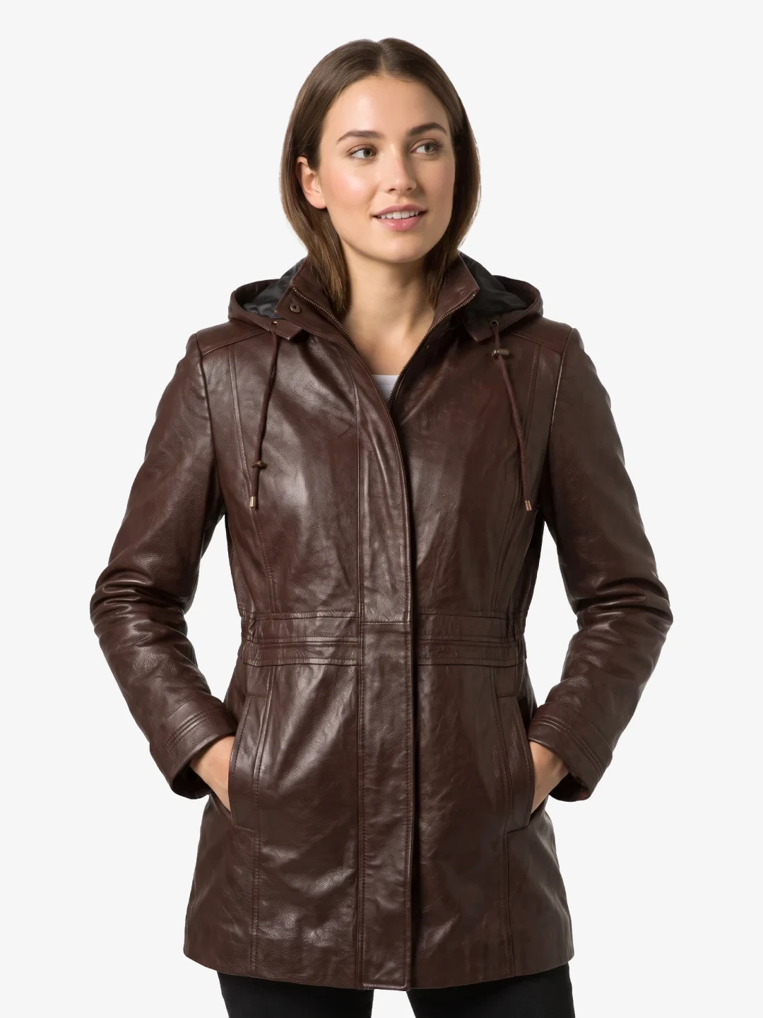Highland Nappa Leather Hooded Parka (Women's)