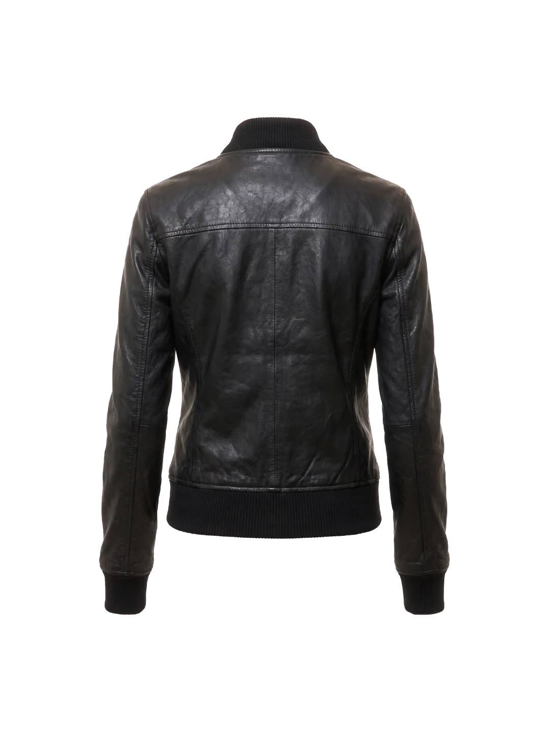 Midnight Sheepskin Leather Bomber (Women’s)