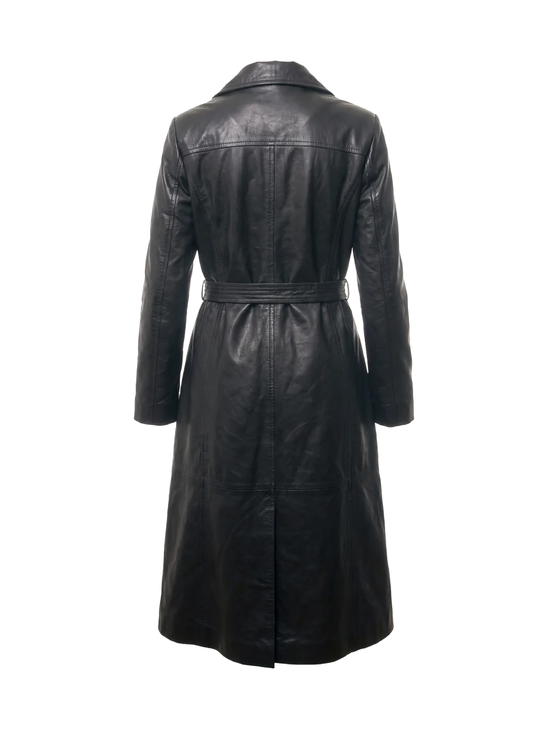 Nightfall Sheepskin Leather Trench Coat (Women’s)