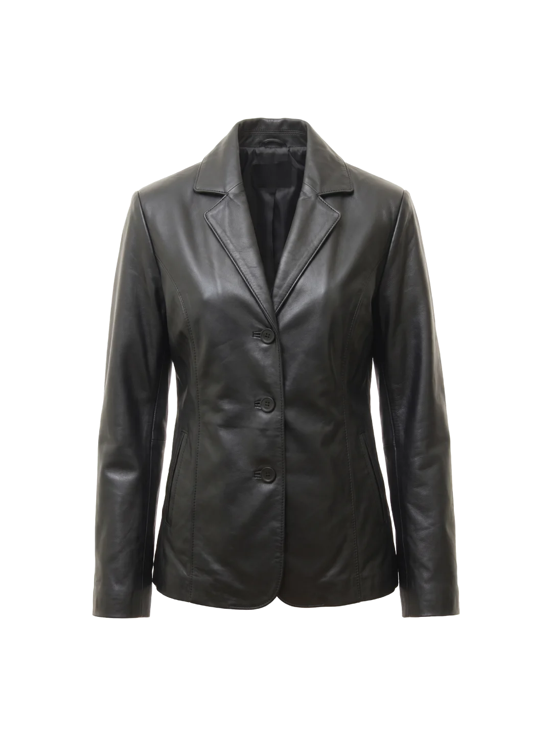 Raven Sheepskin Leather Coat (Women’s)