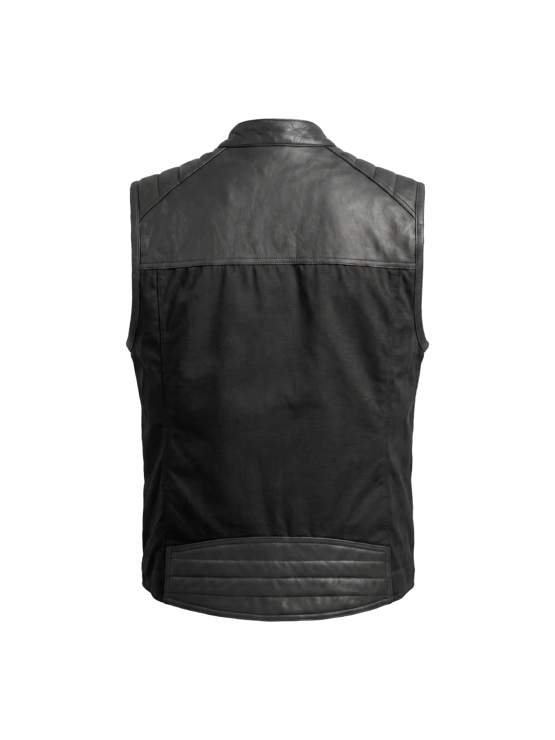Outlaw Modular Leather-Canvas Riding Vest