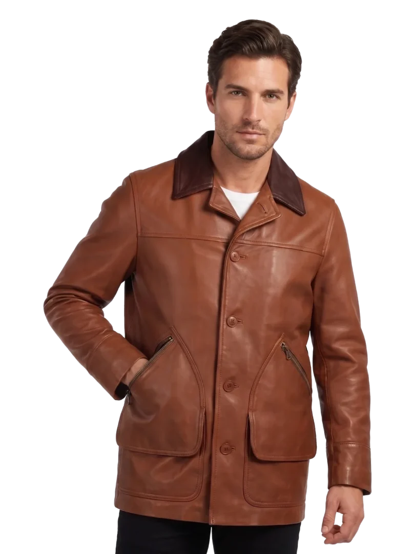 Timberline Cowhide Barn Coat