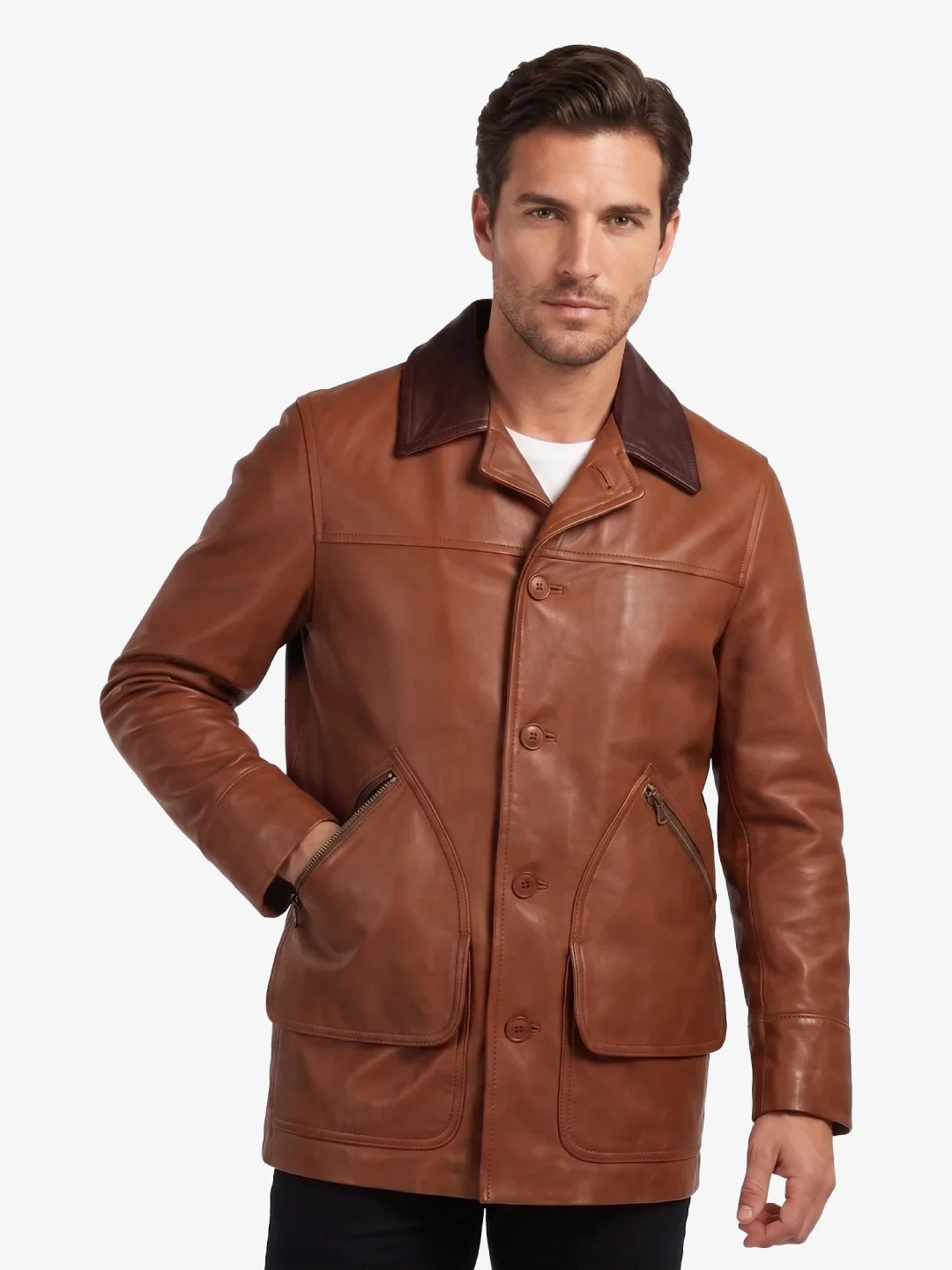 Timberline Cowhide Barn Coat
