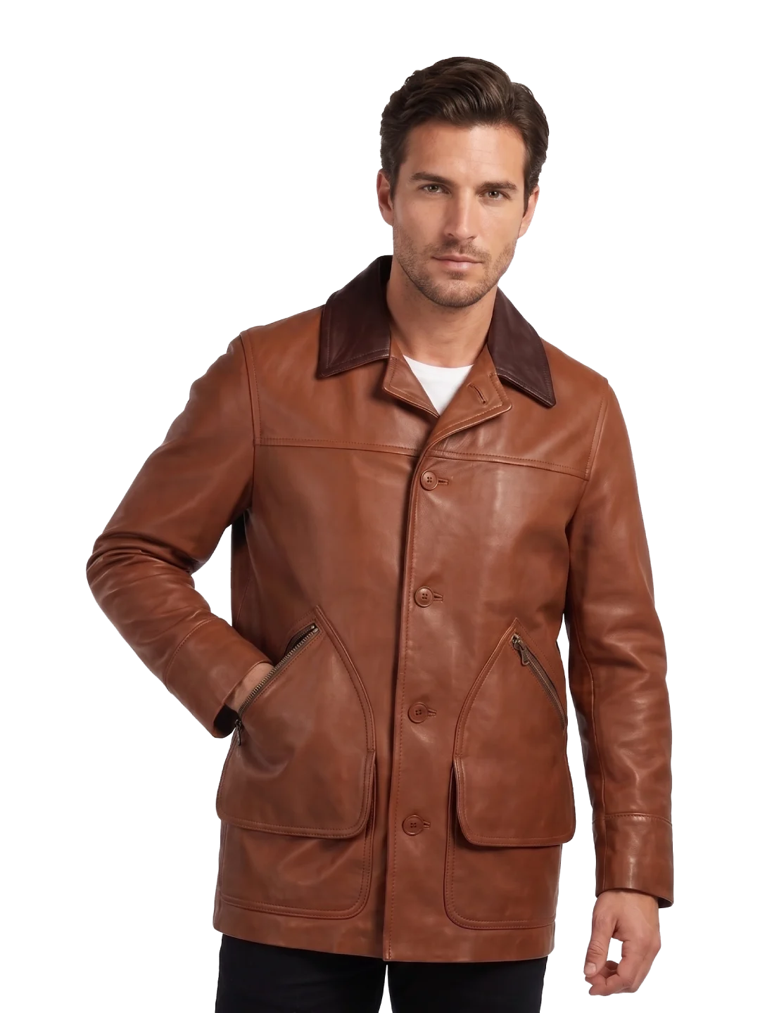Timberline Cowhide Barn Coat