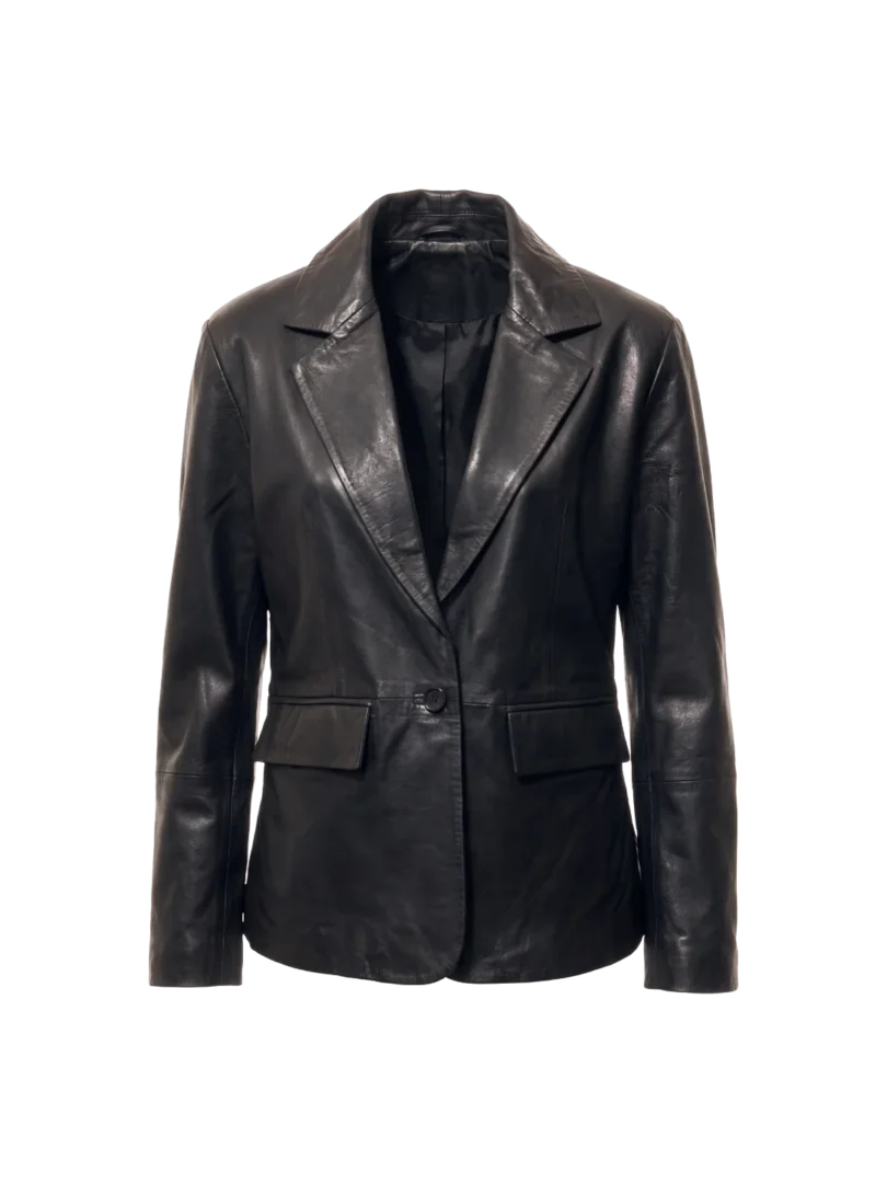 Vesper Sheepskin Leather Blazer (Women’s)