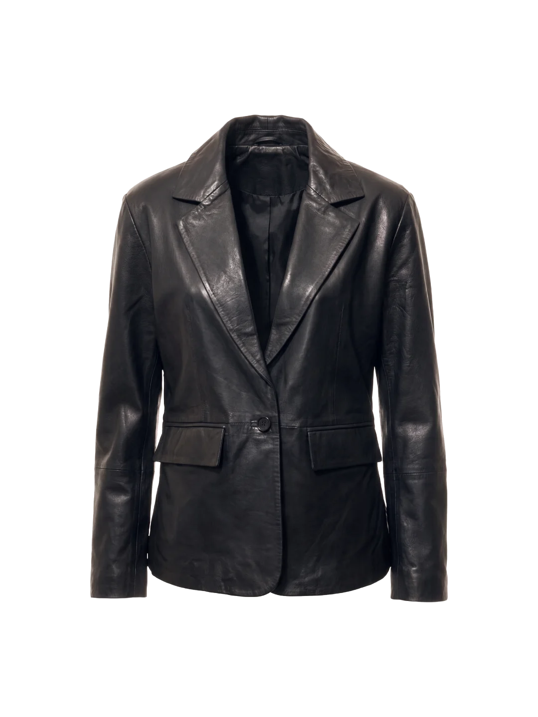 Vesper Sheepskin Leather Blazer (Women’s)