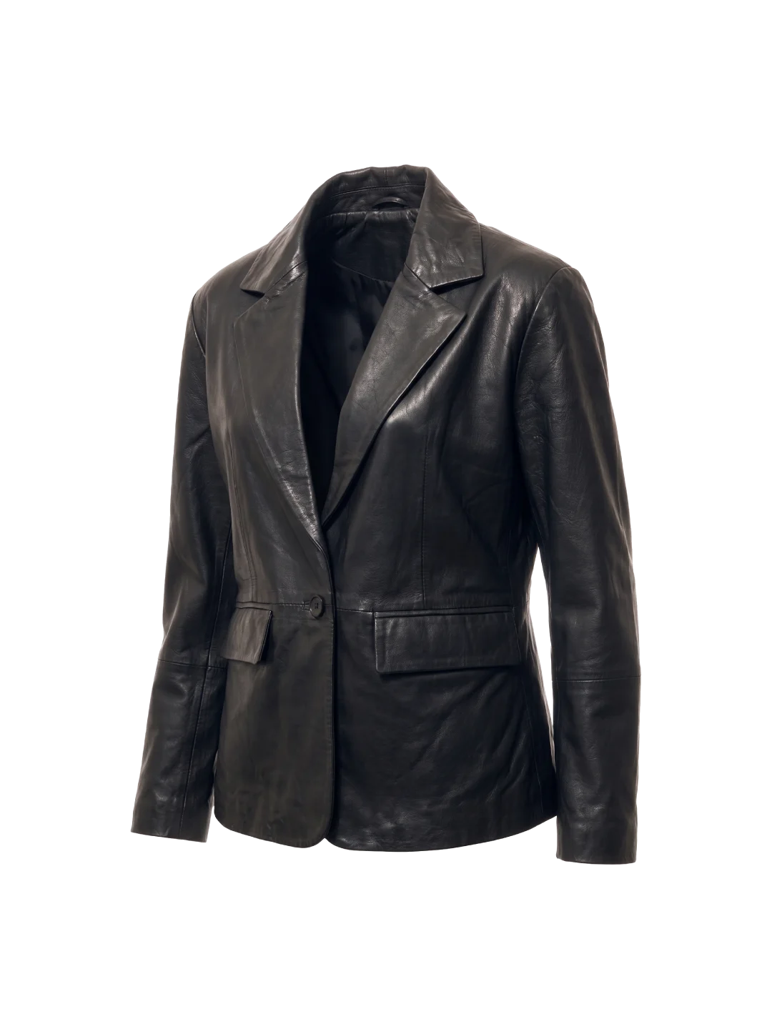 Vesper Sheepskin Leather Blazer (Women’s)