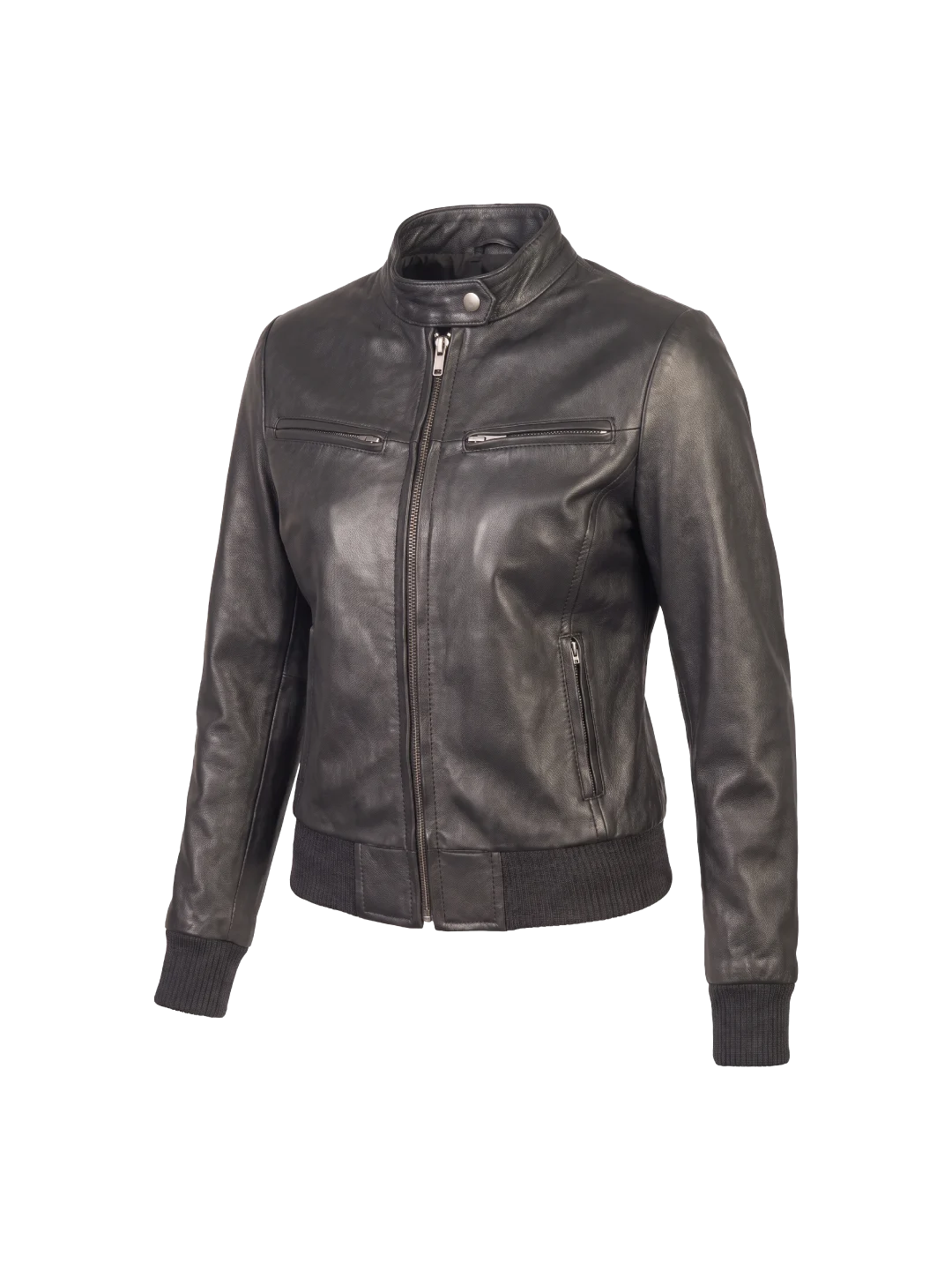 Vesper Sheepskin Leather Bomber (Women’s)