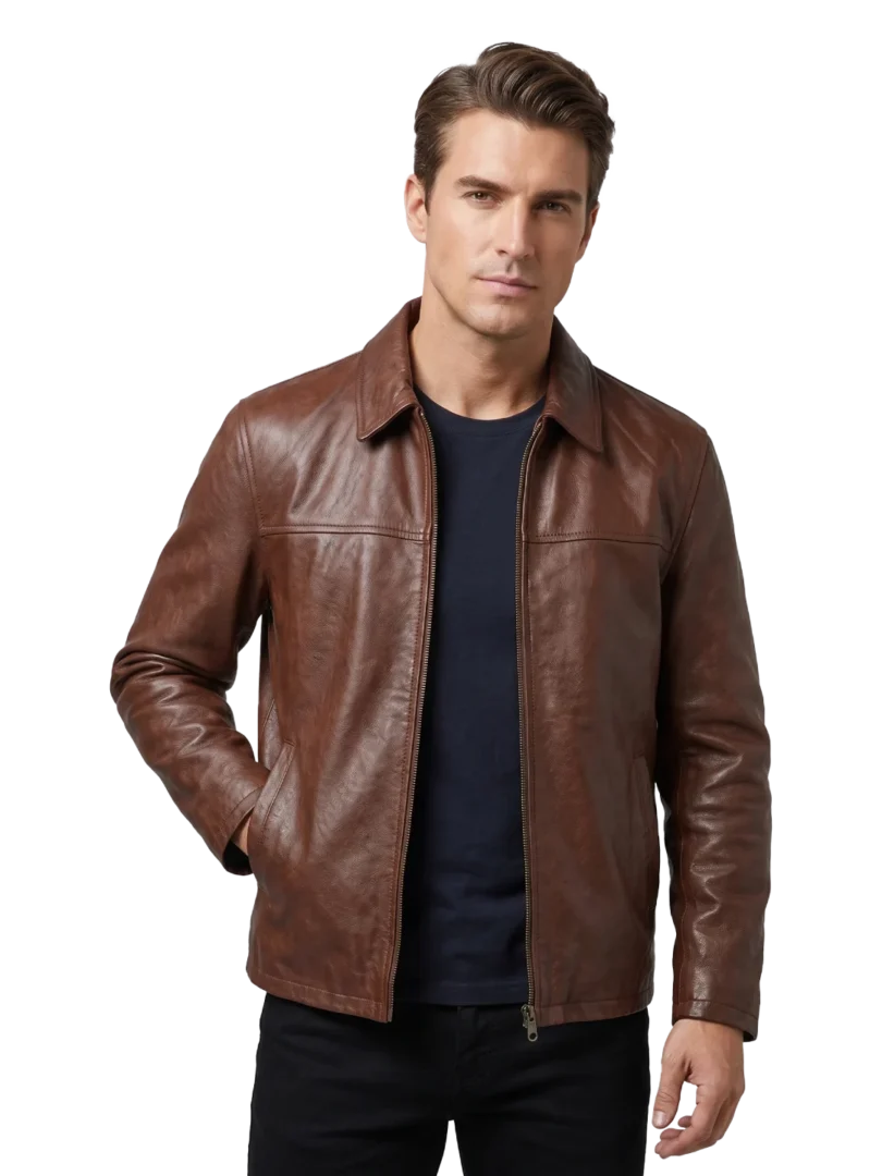 Ashford Classic Brown Leather Jacket