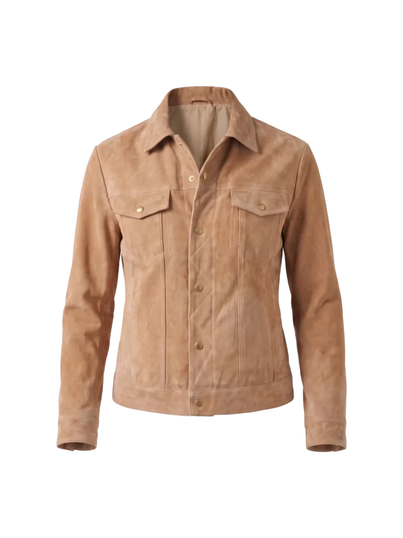 Aspen Goatskin Suede Trucker Jacket (Women’s)