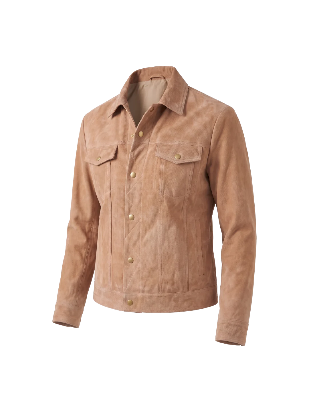 Aspen Goatskin Suede Trucker Jacket (Women’s)