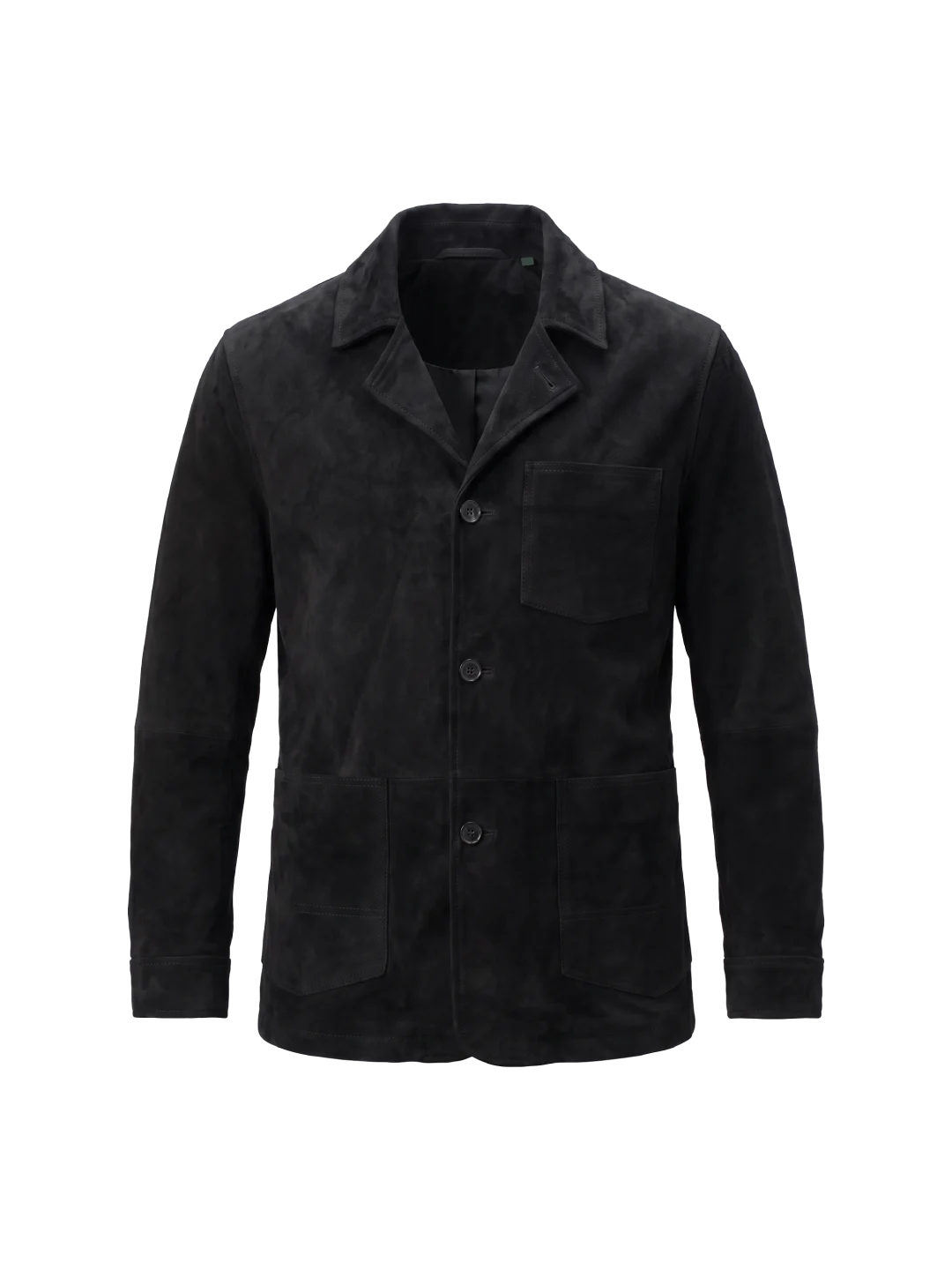 Camden Suede Black Chore Jacket