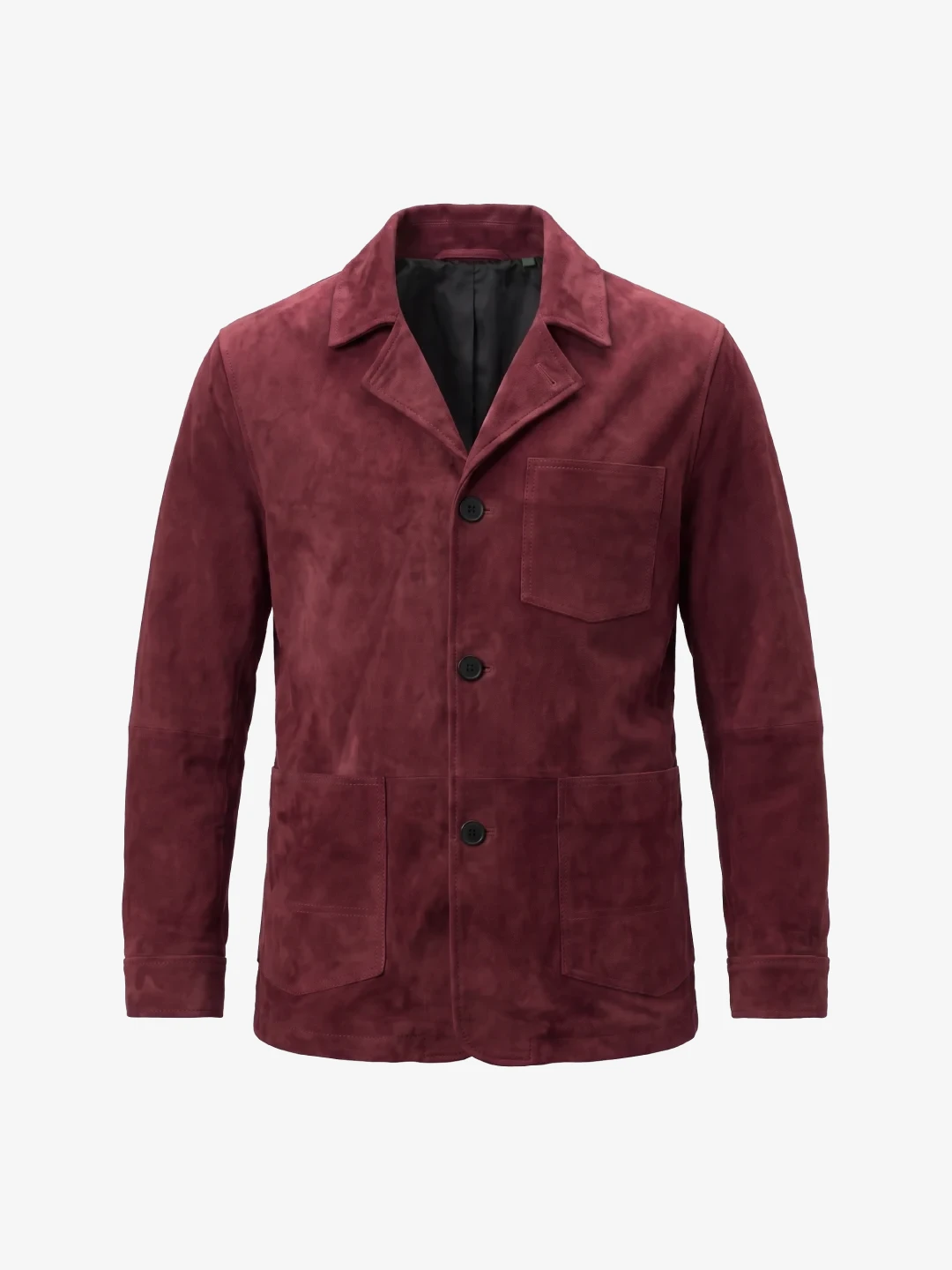 Camden Suede Burgundy Chore Jacket
