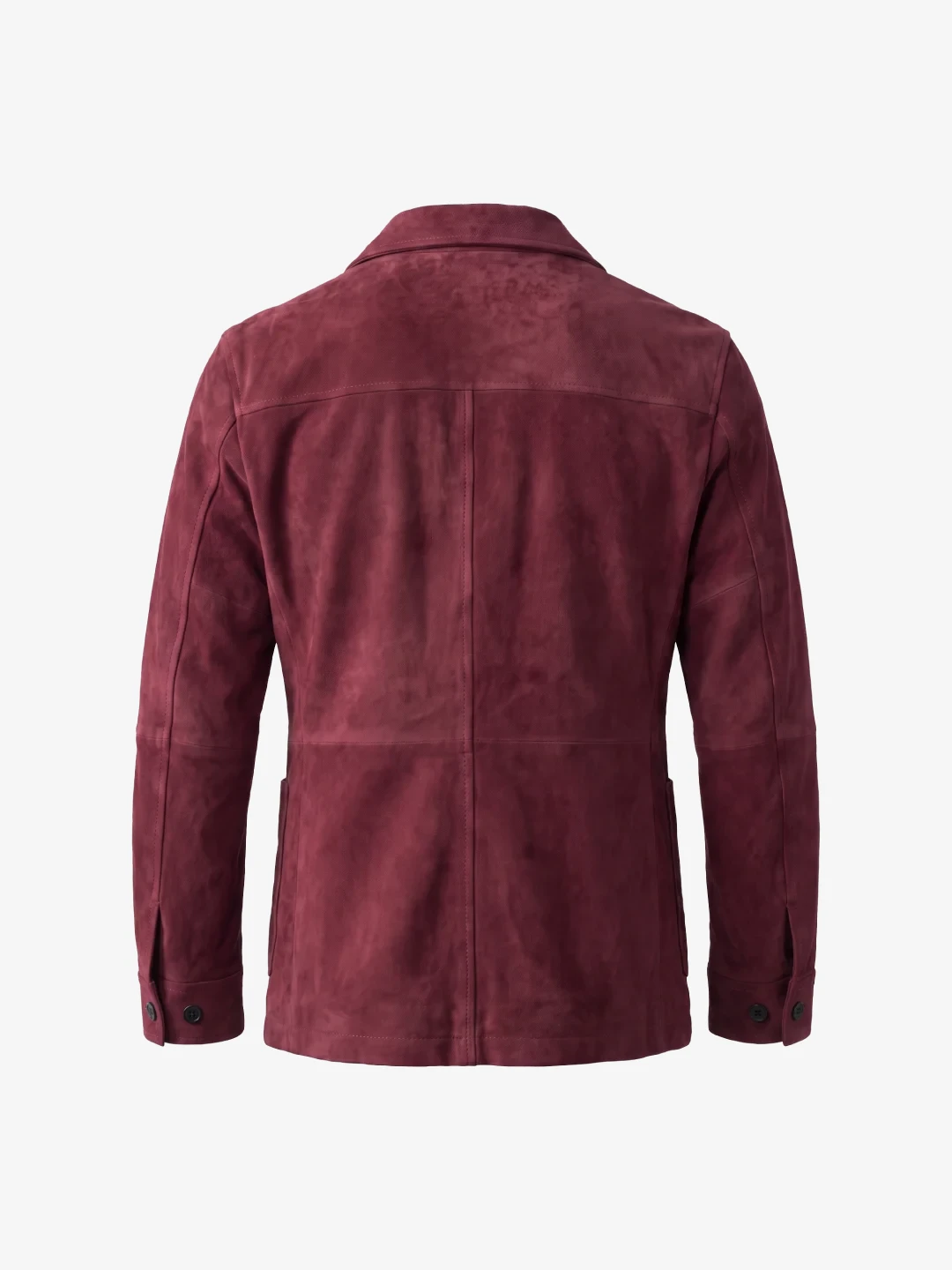 Camden Suede Burgundy Chore Jacket