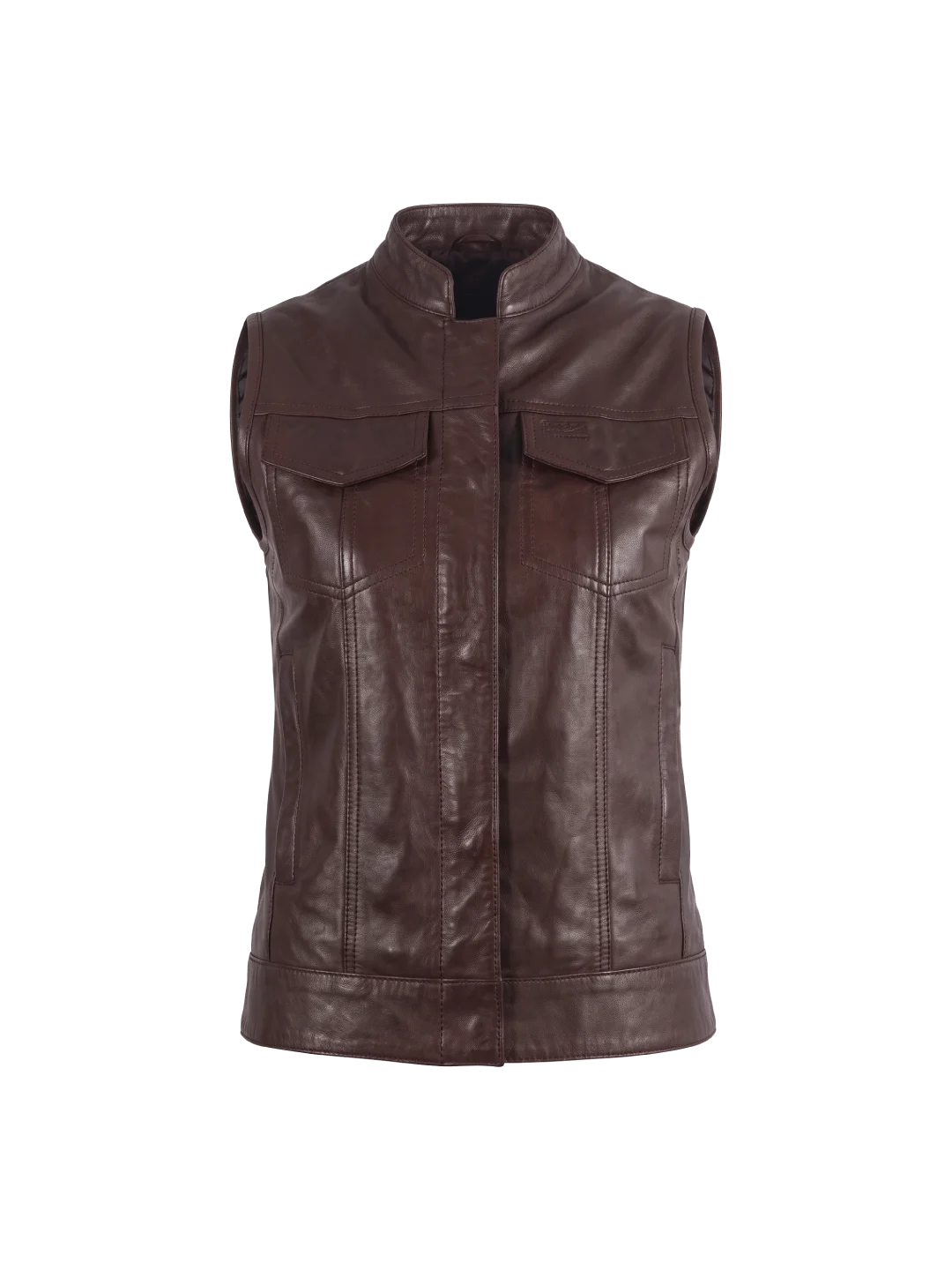 Cordova Sheepskin Leather Moto Vest (Women’s)