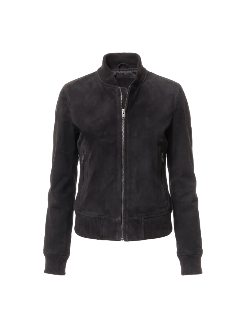 Eclipse Goatskin Suede Bomber Jacket (Women’s)