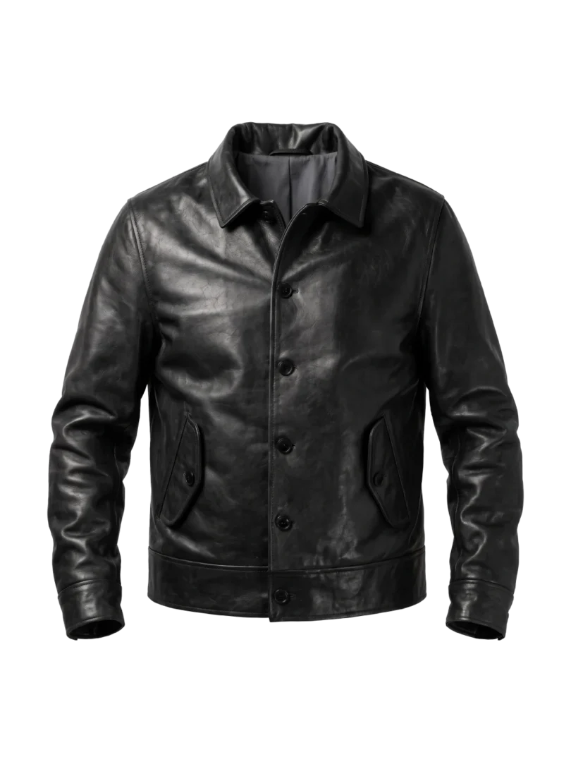 Harlan Vintage Cowhide Black Field Jacket