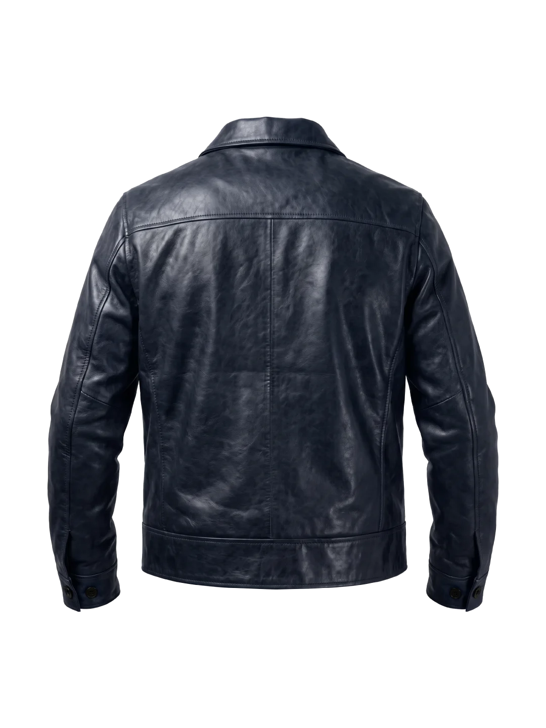 Harlan Vintage Cowhide Navy Blue Field Jacket