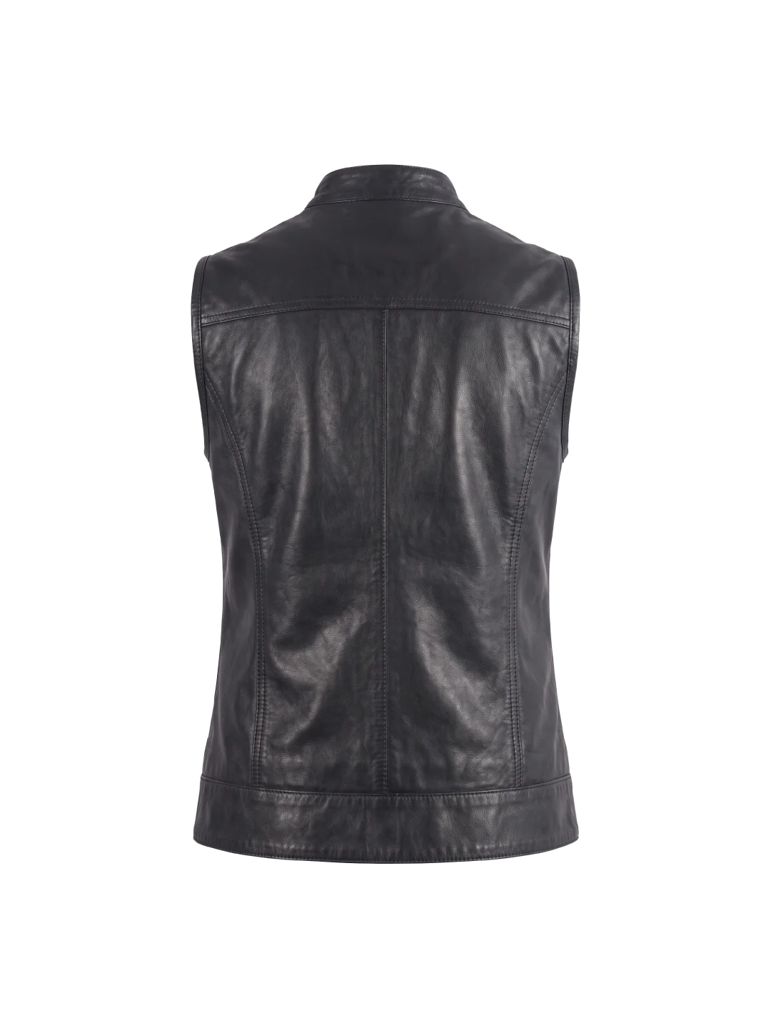 Marlowe Sheepskin Leather Moto Vest (Women’s)