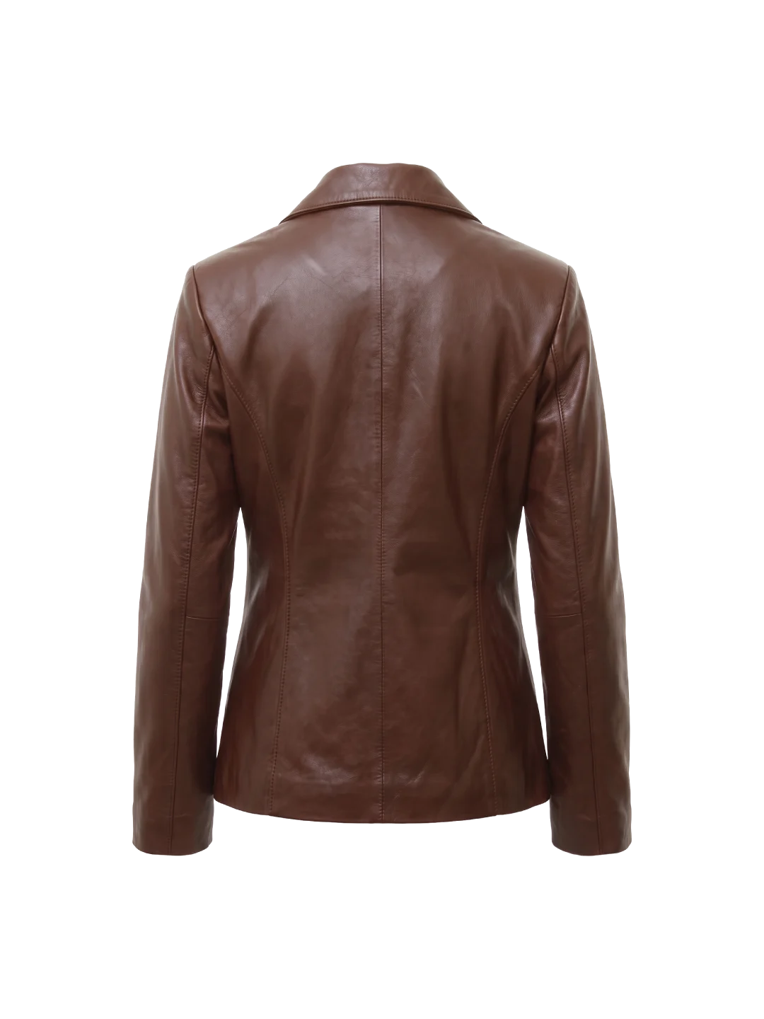 Onyx Sheepskin Leather Brown Blazer (Women’s)