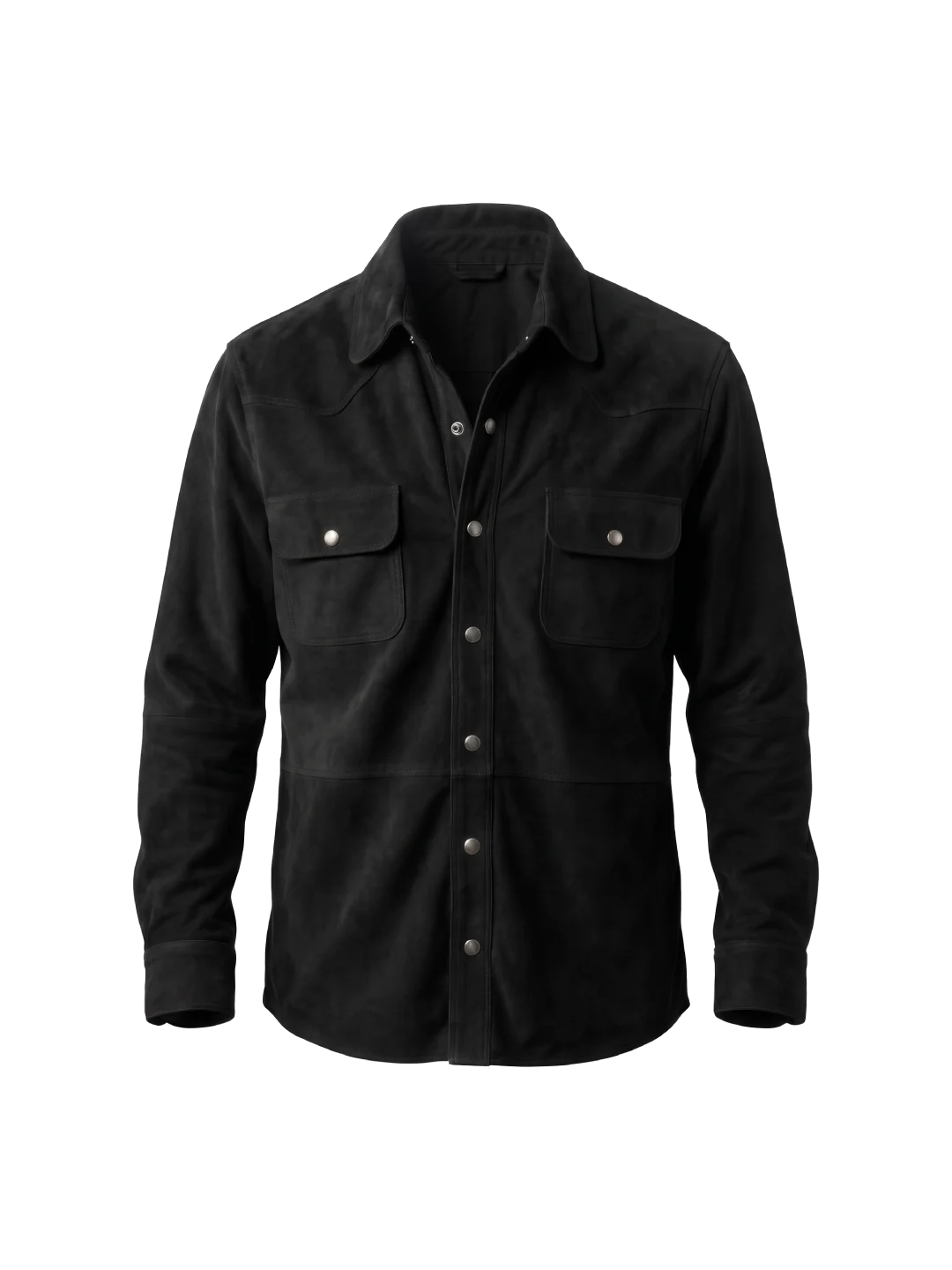 Ridgeline Western Suede Black Shirt Jacket