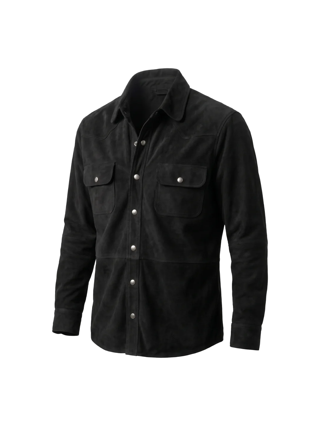 Ridgeline Western Suede Black Shirt Jacket